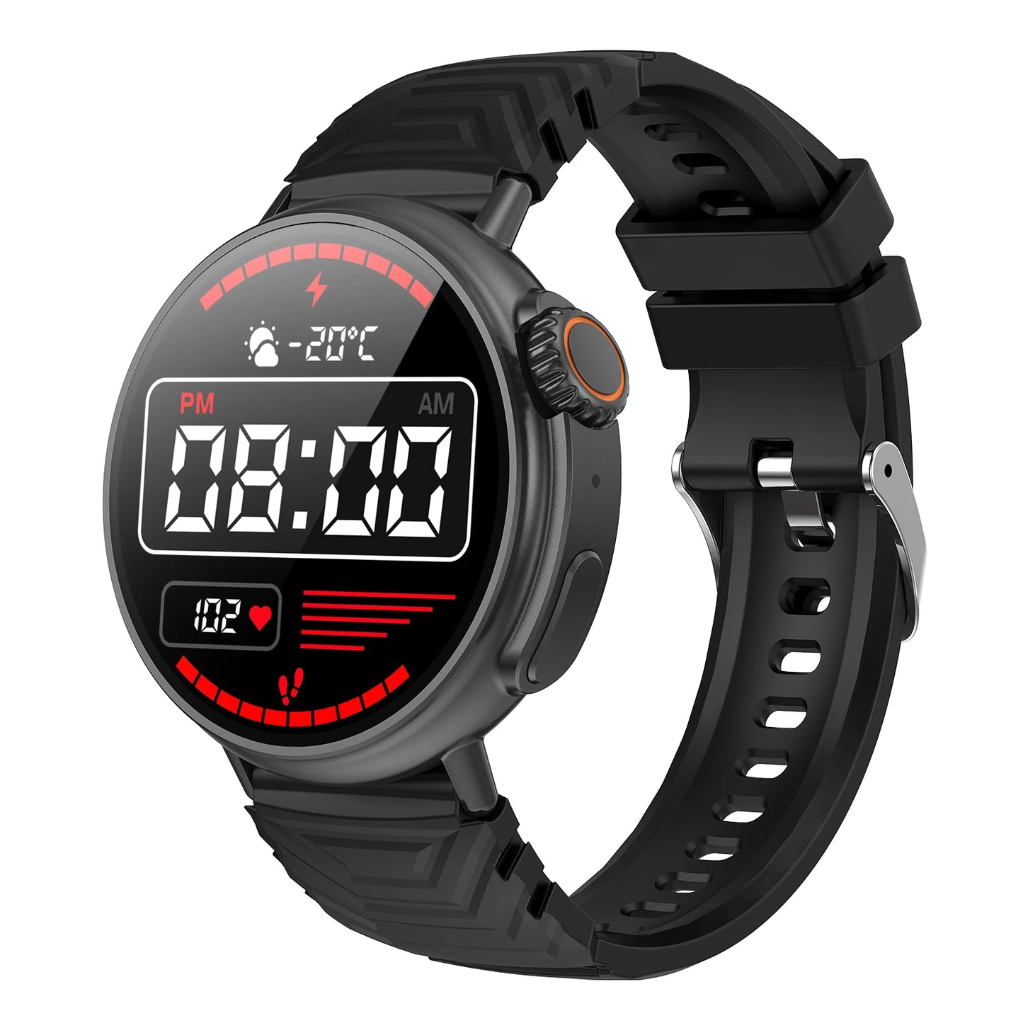 1.52 Inch Bluetooth Call Smart Watch for Men | Sports Fitness Tracker, Heart Rate Monitor, Music Playback | Compatible with Android & iOS-Ninja Market