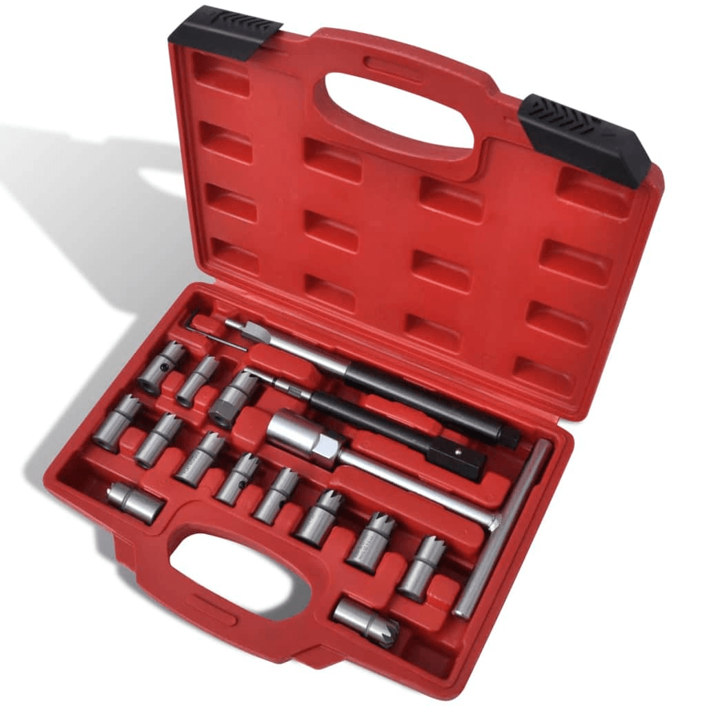 17 pcs Diesel Injector Seat Cutter Set-Ninja Market