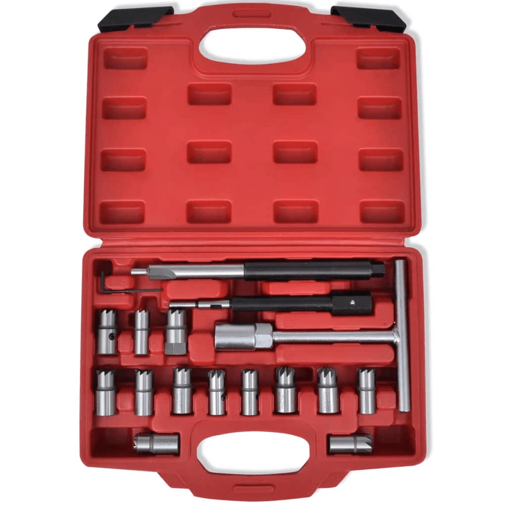 17 pcs Diesel Injector Seat Cutter Set-Ninja Market