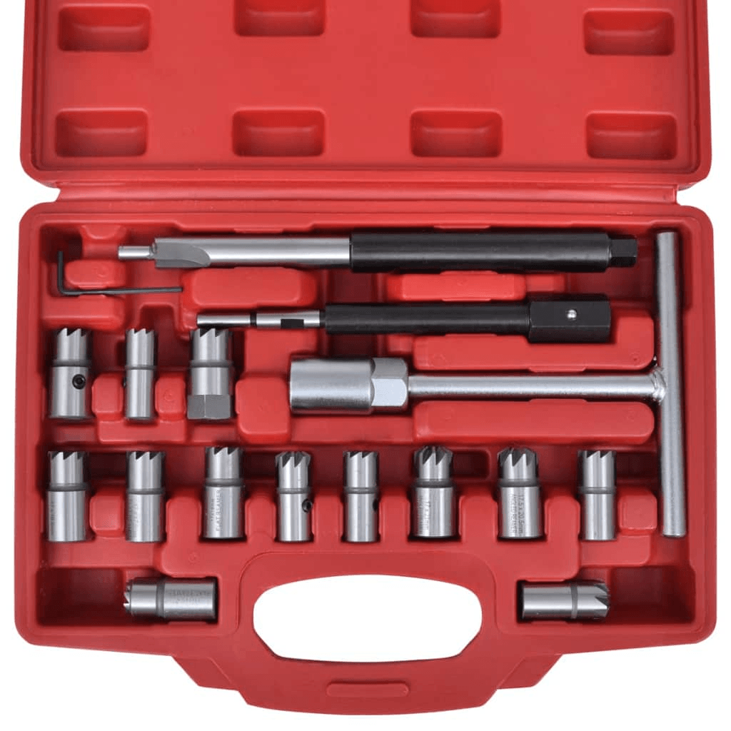 17 pcs Diesel Injector Seat Cutter Set-Ninja Market