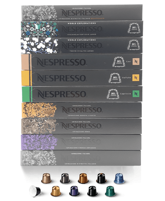 100 Nespresso Original Coffee Machine Classic Capsules - Authentic & Fresh Flavors-Ninja Market