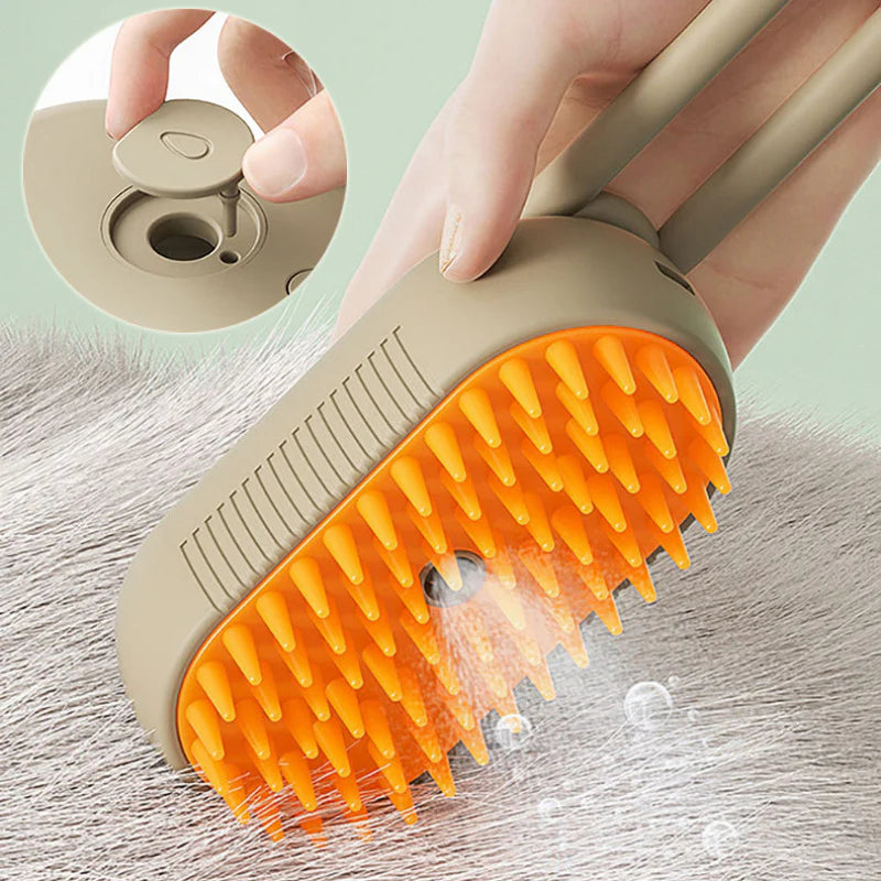 Cat Steam Brush Steamy Dog Brush 3 in 1 Electric Spray Cat Hair Brushes for Massage Pet Grooming Comb Hair Removal Combs Pet Products-Ninja Market