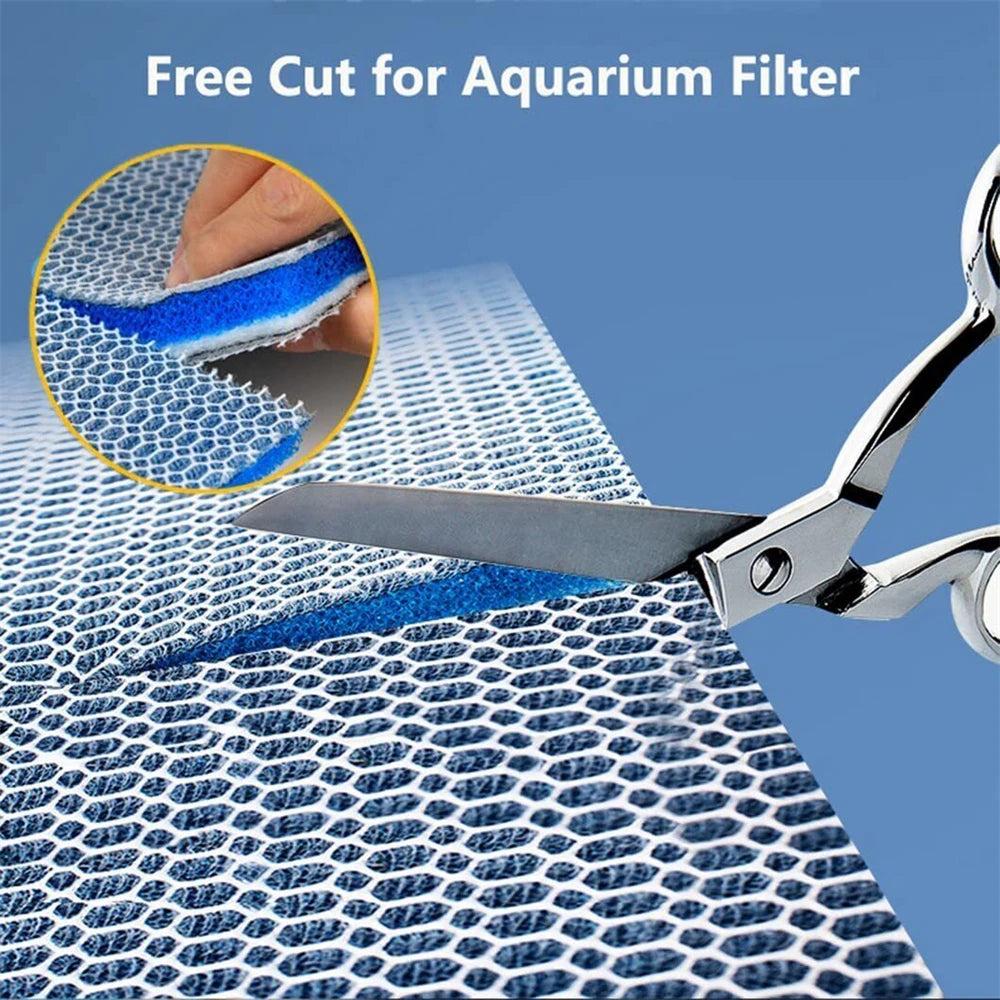 8D Aquarium Filter Media 8-Layer Filter Pads Bio Sponge Foam for Fish Tank Pond-Ninja Market