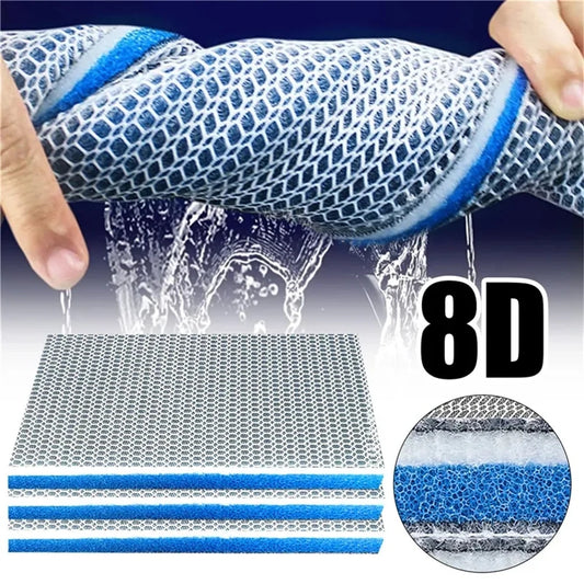 8D Aquarium Filter Media 8-Layer Filter Pads Bio Sponge Foam for Fish Tank Pond-Ninja Market