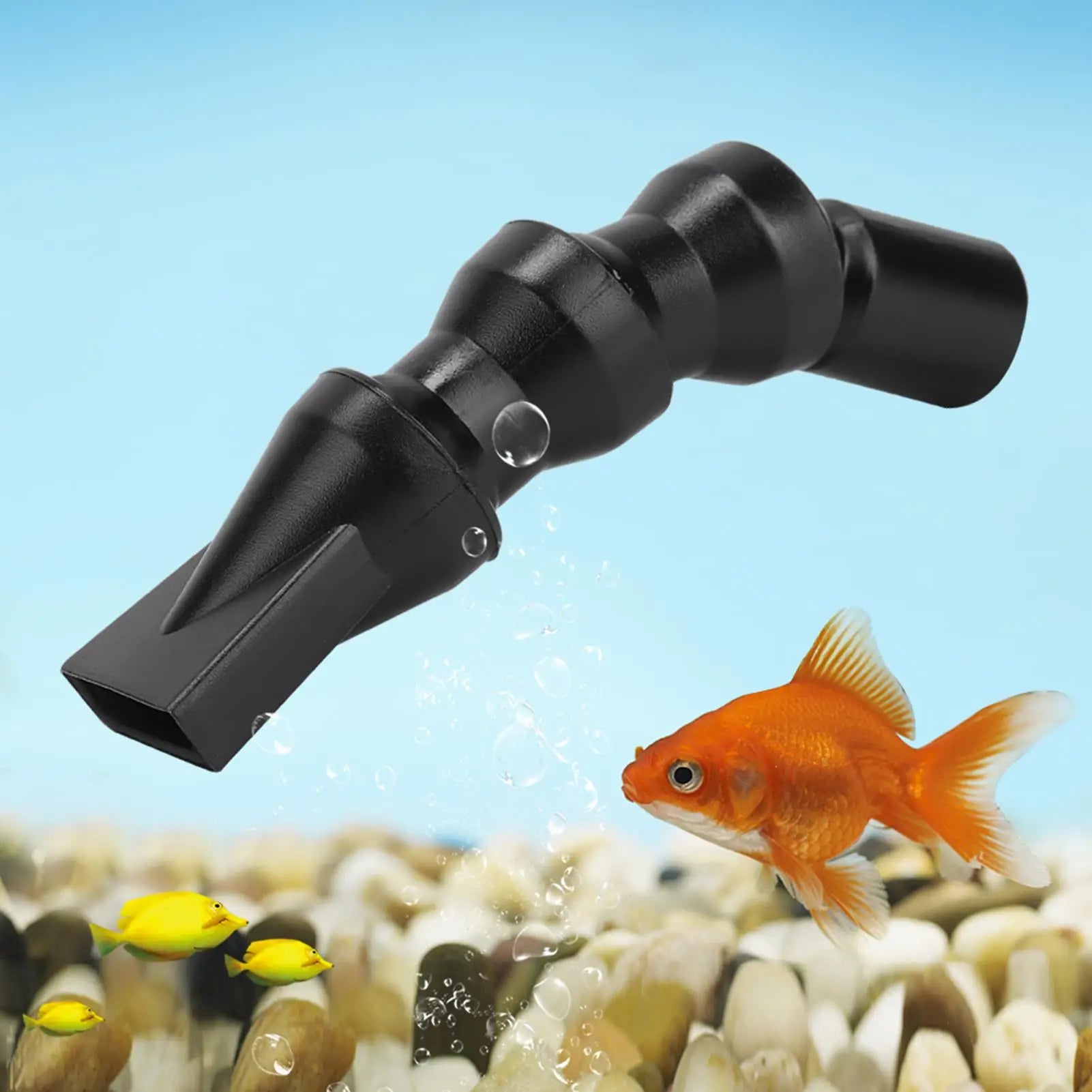 360° Rotating Duckbill Water Outlet Nozzle for Aquarium Fish Tank - Flat Waterspout Accessory-Ninja Market