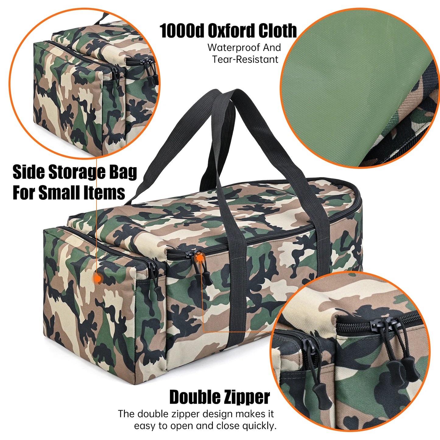 Portable Carry Bag for Bait Boat Water Repellent Tear-resistant Bait Fishing Boat Storage Bag Large Capacity 1000D Oxford Cloth