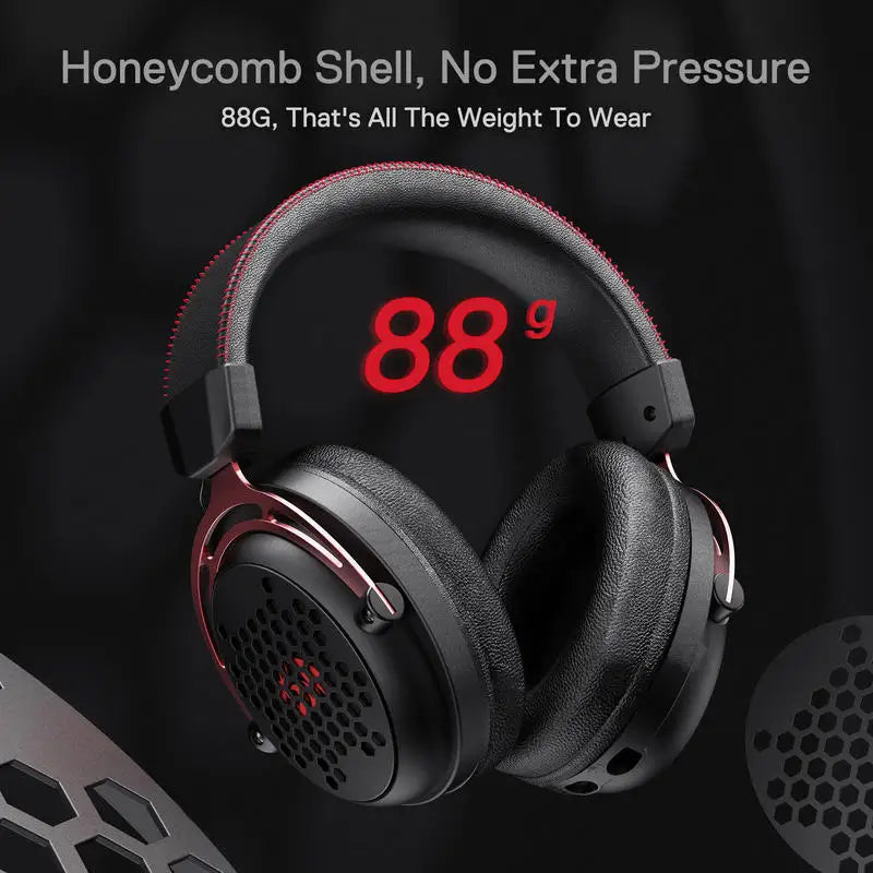 Redragon H386 USB Diomedes Wired Gaming Headset 7.1 Surround Sound  53MM Drivers Detachable Microphone Headphone-Ninja Market