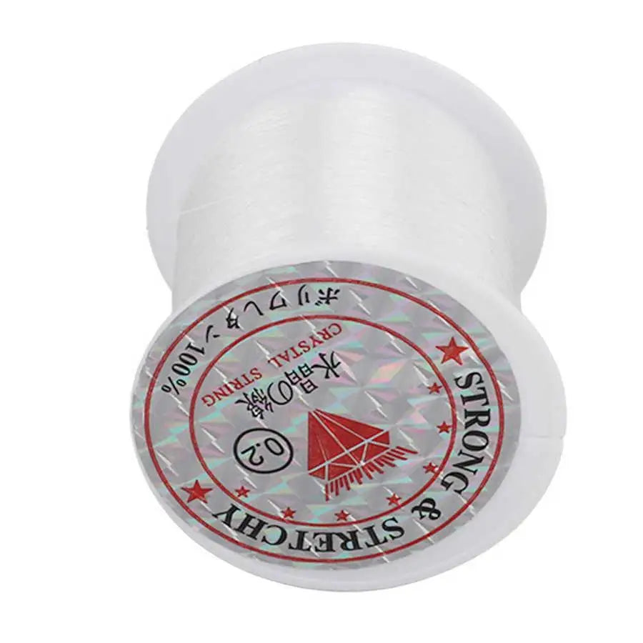 0.2mm Clear Nylon Thread 142yd Fishing Line - Invisible for jewelry Making & for aquarium Design-Ninja Market