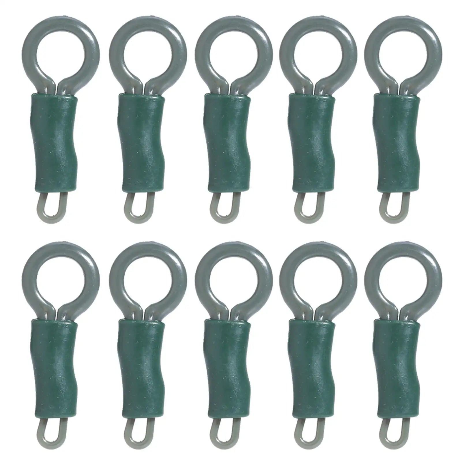 10 Set  Fishing Lead Clips Tube Rigs Connectors for Carp Tackle - Sinker Holder Accessories-Ninja Market