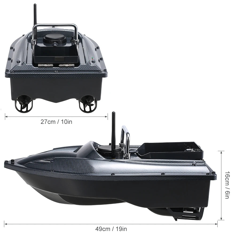 Wireless Remote Control Fishing Feeder Smart Fishing Bait Boat Fishing Boat for Adults Beginners 540 Yards Remote Range