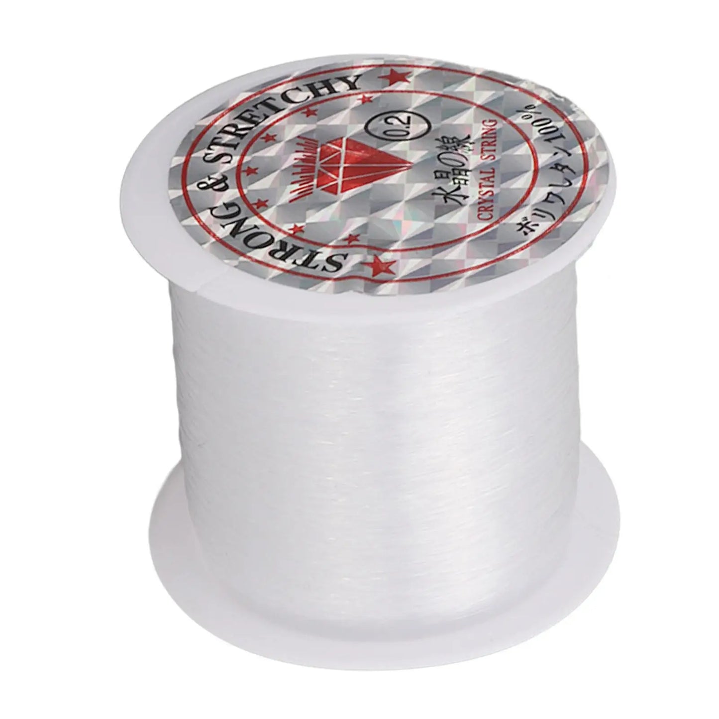 0.2mm Clear Nylon Thread 142yd Fishing Line - Invisible for jewelry Making & for aquarium Design-Ninja Market