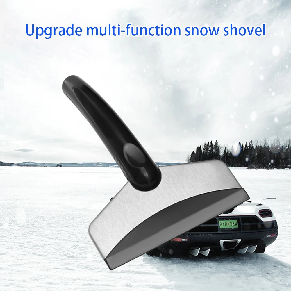 1-5PCS Ice Scraper Snow Removal Scraper for Car Windshield Auto Snow Shovel Stainless Steel Frost Removal Window Cleaning Tools-Ninja Market