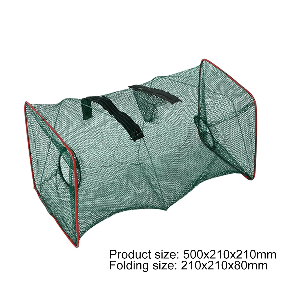 Anti-jump Net Beach Combing Crab Lobster Pocket Fish Shrimp Basket Portable Fishing Bucket Quick Dry Small Mesh Storage Bag-Ninja Market