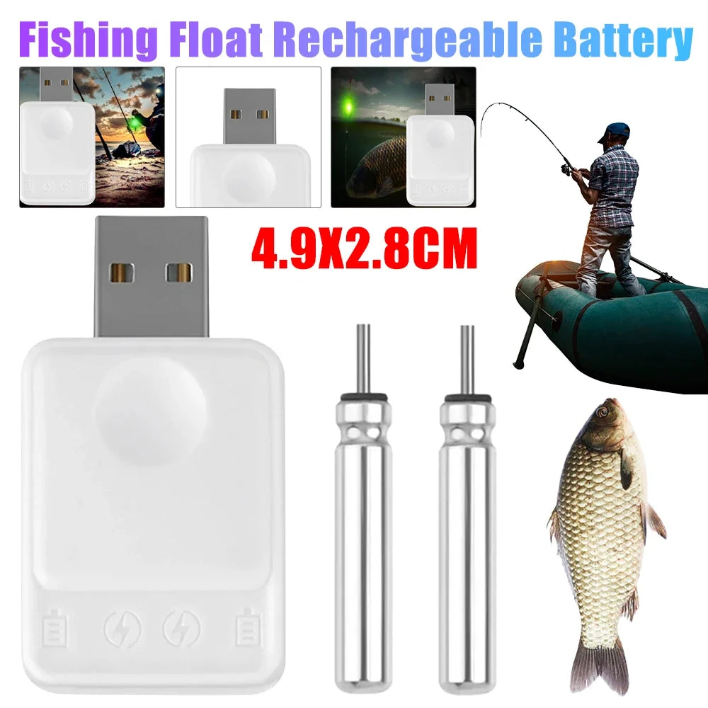 CR425 Electric Fishing Floats Battery Charger Portable LED Fishing Buoy USB Charging CR425 Battery Tackles Fishing Accessories ﻿-Ninja Market