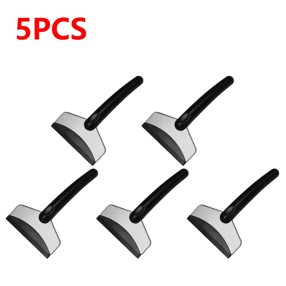 1-5PCS Ice Scraper Snow Removal Scraper for Car Windshield Auto Snow Shovel Stainless Steel Frost Removal Window Cleaning Tools-Ninja Market