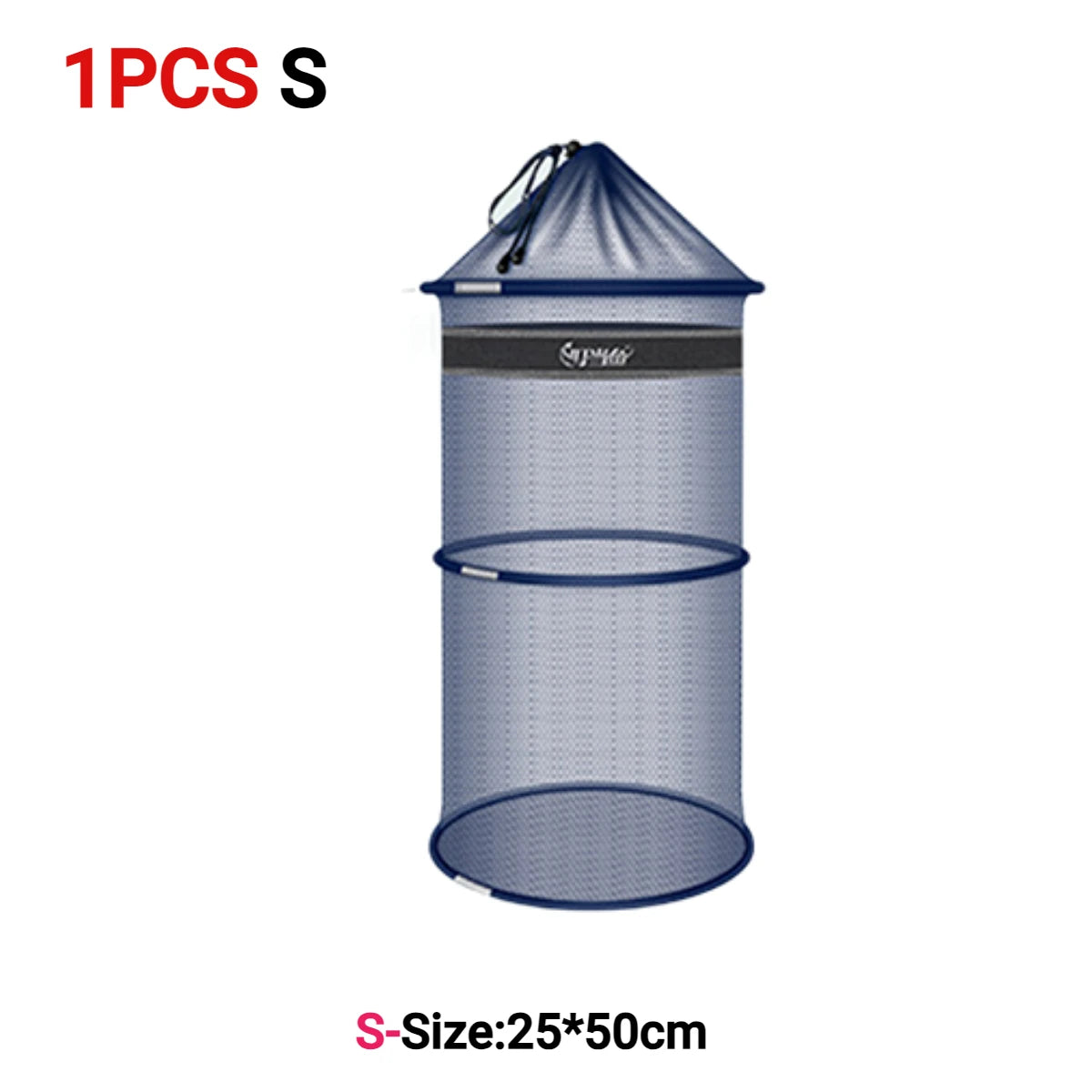 Anti-jump Net Beach Combing Crab Lobster Pocket Fish Shrimp Basket Portable Fishing Bucket Quick Dry Small Mesh Storage Bag-Ninja Market