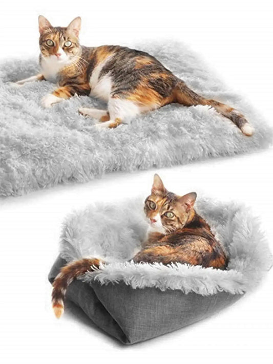 Cat Bed Washable Cat Beds for Indoor Cats Pet Bed Innovative Design Safe Warming Comfortable Sleeping Surface Suitable for Pet