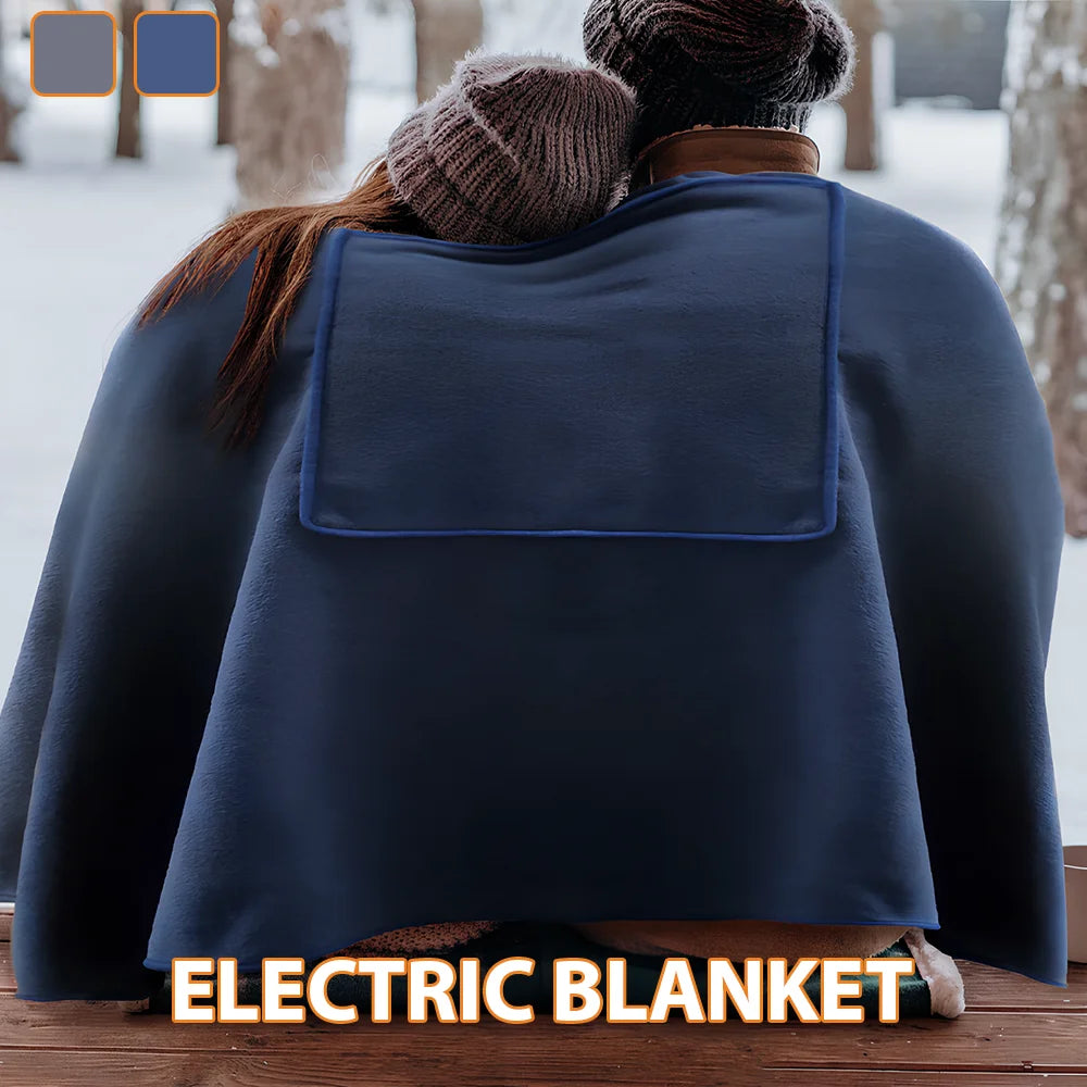 [UK Stock] 150*80cm Heated Shawl Blanket Winter Electric blanket Three-speed adjustable heat Outdoor Home Heating Blanket