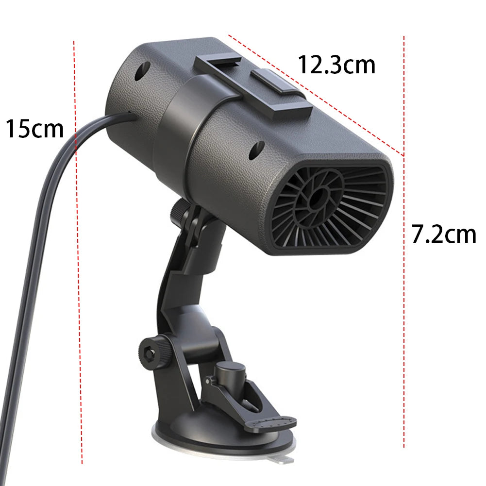 12V 200W Car Heater Demister Universal Frost Snow Mist Removal Machine Window Windshield Defrosting Heater for Vehicles Accessor-Ninja Market