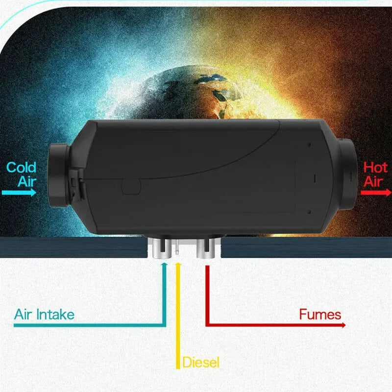 [UK STOCK] 12V 5KW Car Parking Heater Diesel Heater Car LCD display Parking Heater Mounted Diesel Heater Parking Heater