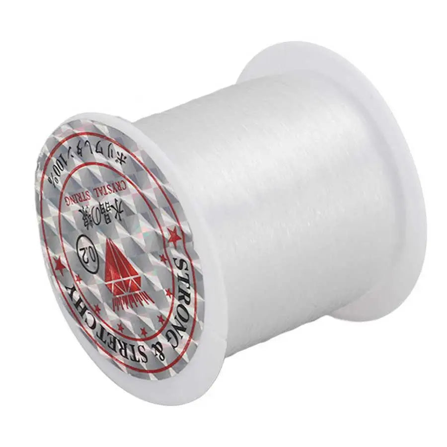 0.2mm Clear Nylon Thread 142yd Fishing Line - Invisible for jewelry Making & for aquarium Design-Ninja Market