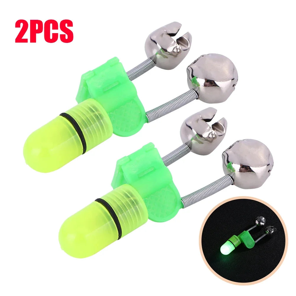 Fishing Rod Pole Light with Bells Ring Fishing Electronic Rod Light Luminous Stick Waterproof Removable Fishing Gear Accessories-Ninja Market