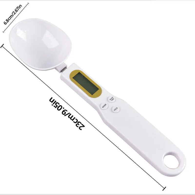 1Pc LCD Digital Measurement Adjustable Weighing Spoon Kitchen Scale Electronic Measuring Spoon Coffee Powder Scale Baking Scale-Ninja Market