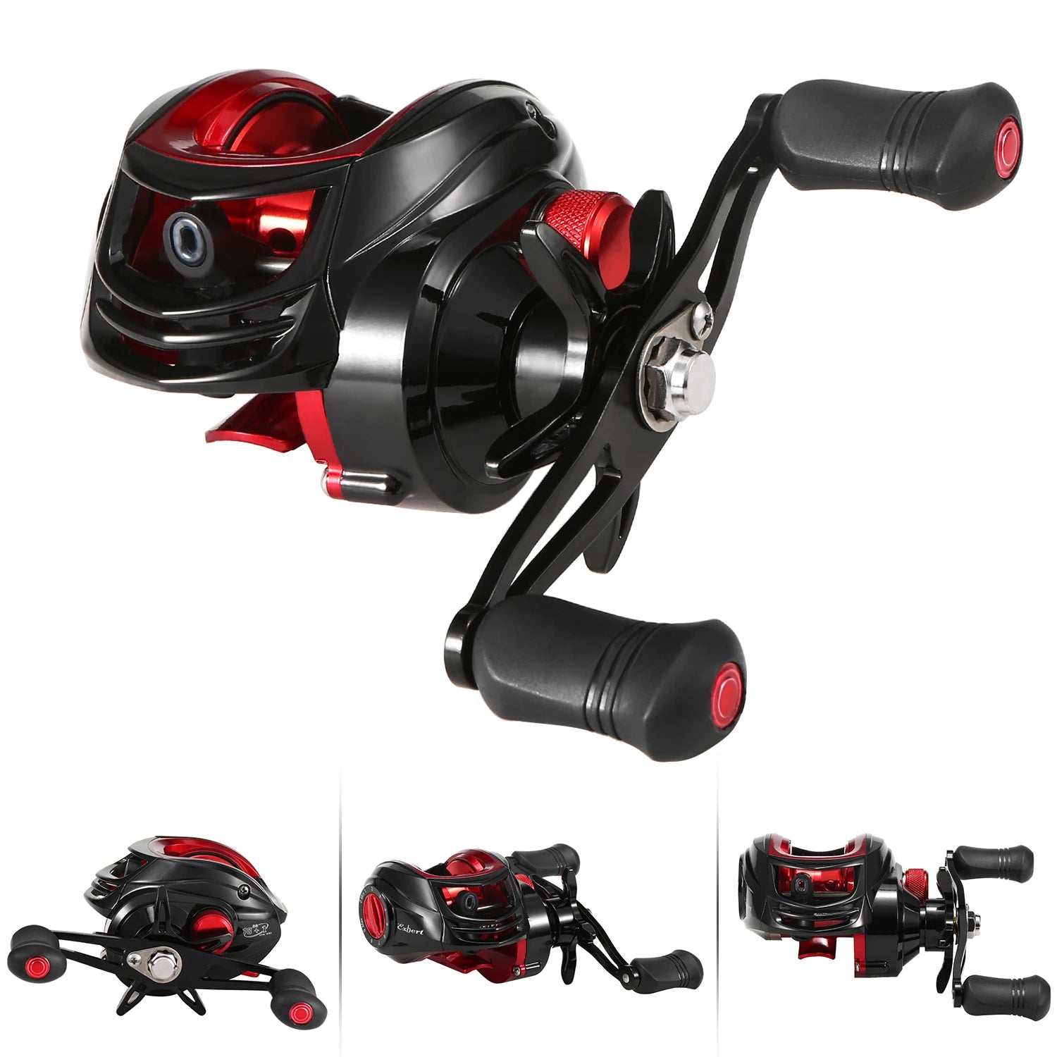 Baitcasting Reel 18+1BB Ball Bearings Baitcasting Fishing Reel High Speed 7.2:1 Gear Ratio Magnetic Brake System Baitcaster Reel-Ninja Market