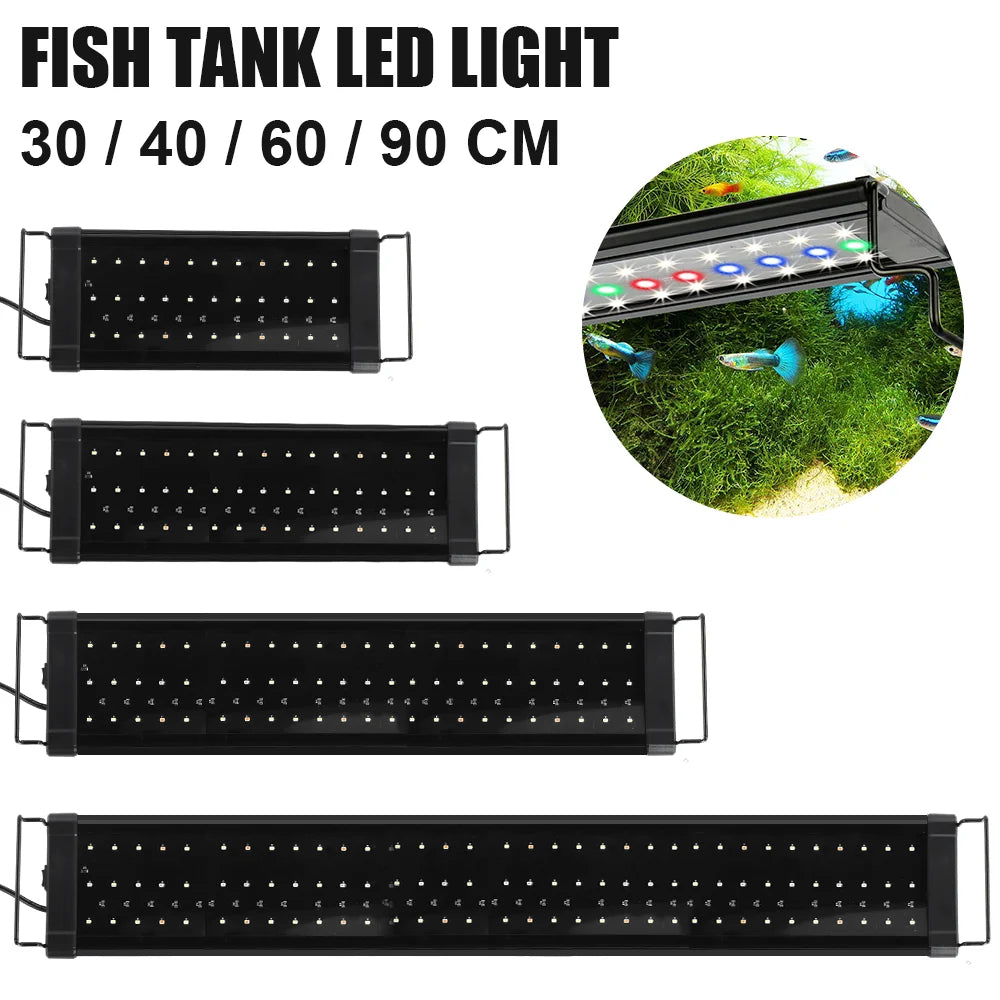 [UK Stock] Fishbowl light Aquarium Light LED Waterproof Fish Tank Light Underwater Fish Lamp Aquariums Decor Lighting Fish Light