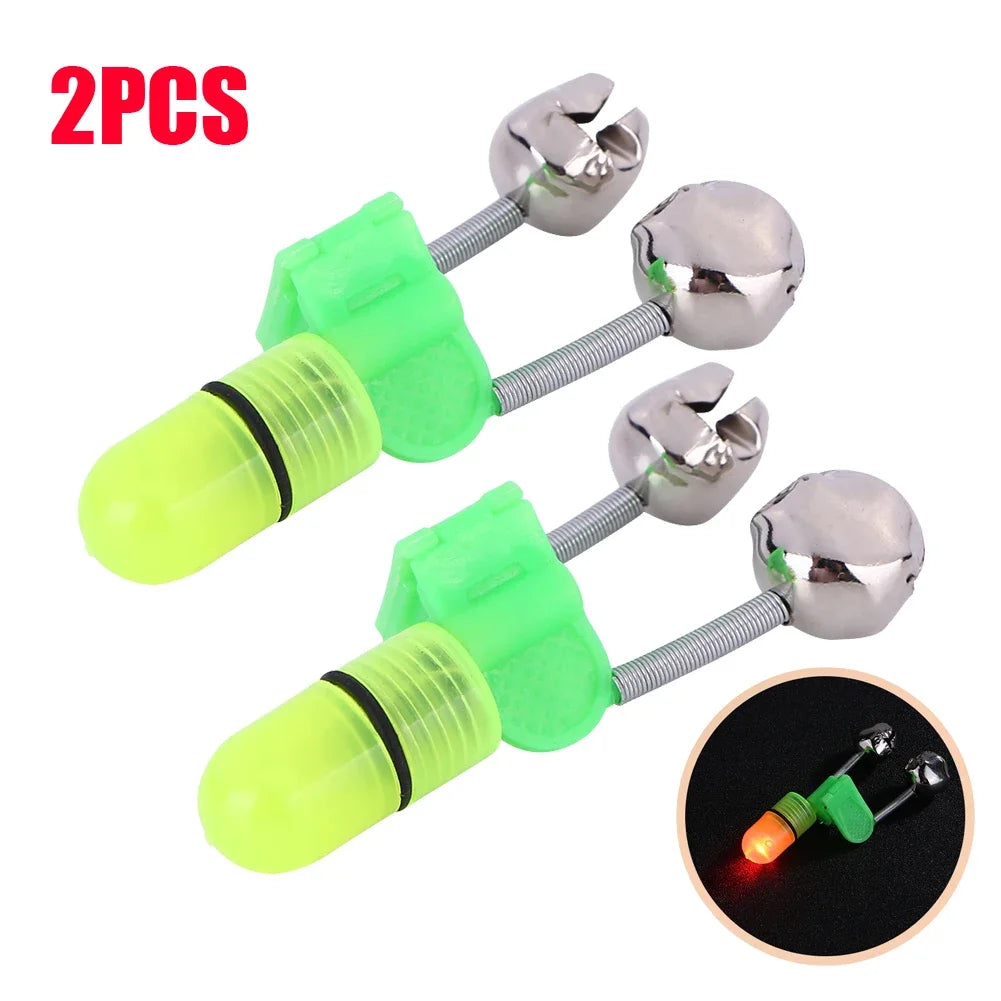 Fishing Rod Pole Light with Bells Ring Fishing Electronic Rod Light Luminous Stick Waterproof Removable Fishing Gear Accessories-Ninja Market