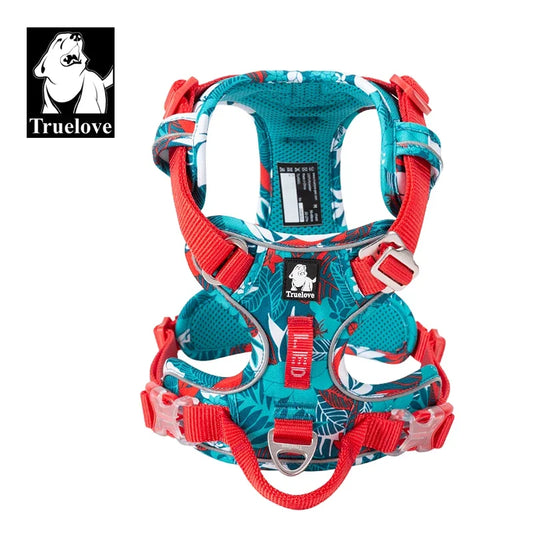 Truelove Pet Explosion-proof Dog Harness Camouflage Reflective Nylon Special Edition and Upgrade Version Easy to Adjust TLH5653-Ninja Market