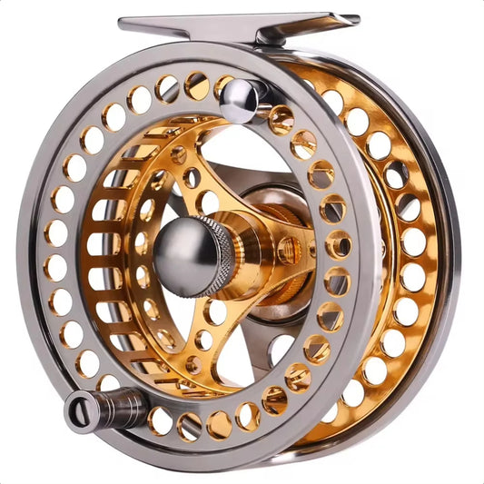 Full Metal Fly Fishing Reel 5/6 7/8 WT Aluminum Alloy Spool Large Arbor Trout Fishing Reels-Ninja Market