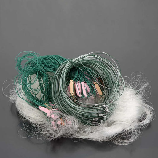 Linda 25 m 3 Layers Monofilament Fishing Fish Gill Net with Float