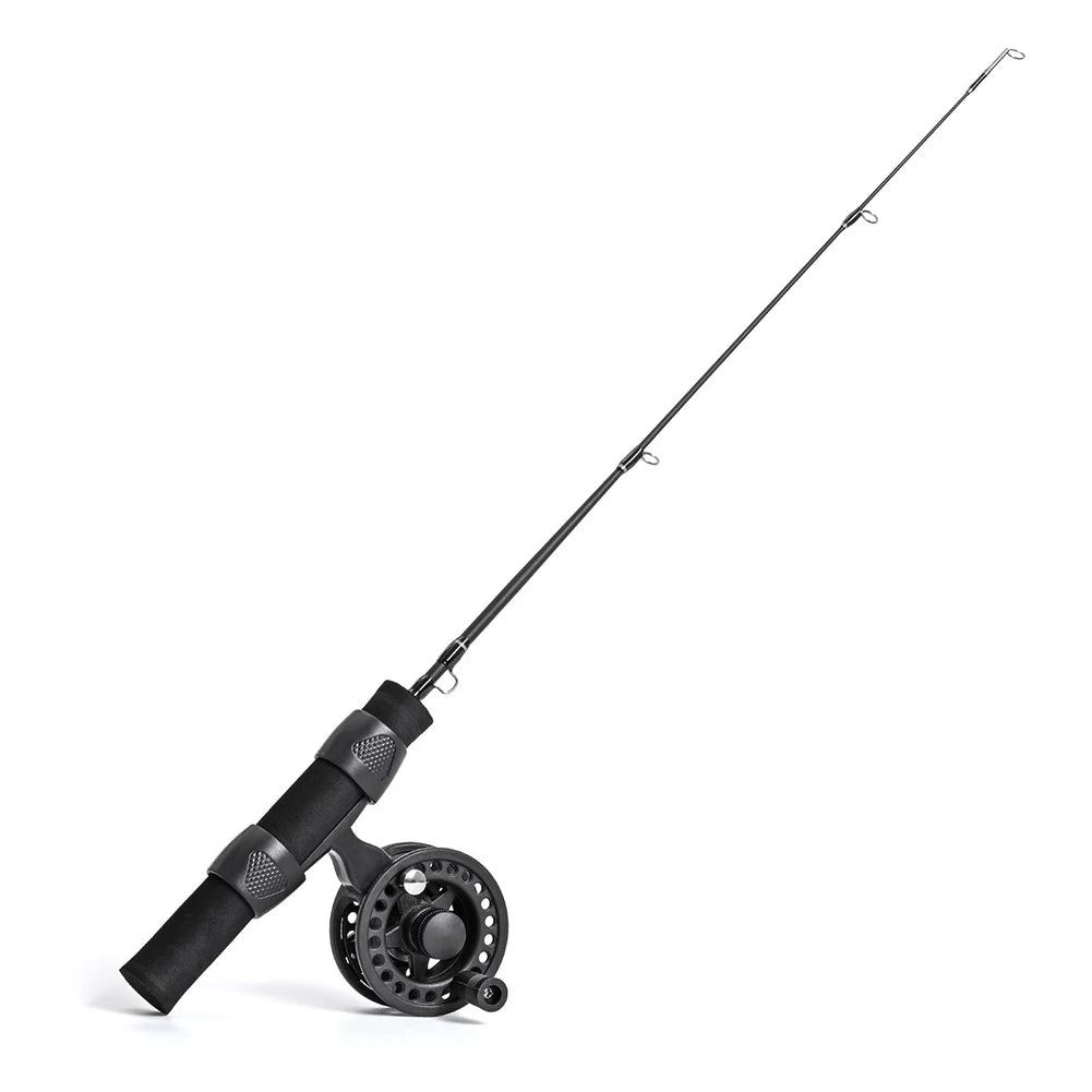 LEO 51cm Fishing Rod Reel Combo Set Portable Fishing Pole with Reel Ultra-short Antiskid Grip Tackle ESCA Fisherman Gear