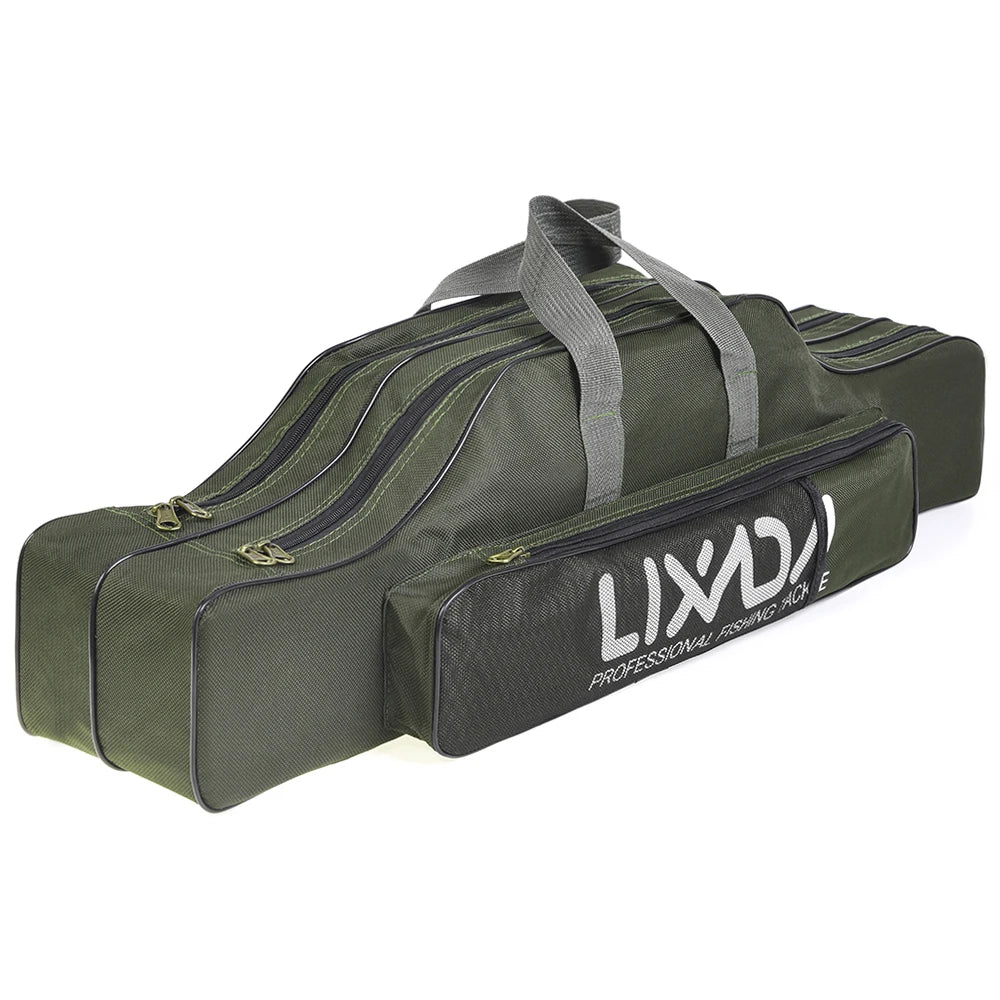 Lixada 100/130/150cm Fishing Bag Portable Folding Fishing Rod Reel Bag Fishing Tackle Carry Case Carrier Bag backpack fishing