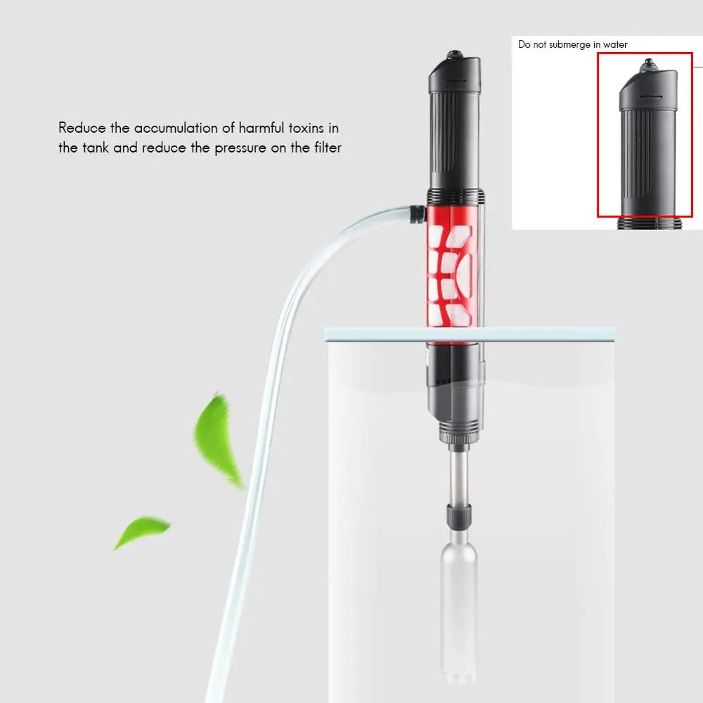 DUOMASUMI Automatic Aquarium Gravel Cleaner Electric Water Filter 240V Fish Tank Vacuum Siphon for Medium Large Aquariums-Ninja Market