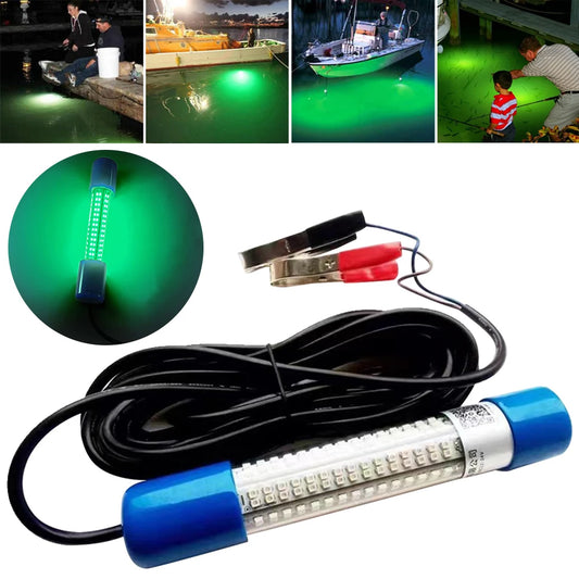 50W DC12-24V Night Fishing Light LED Underwater Lamp Submersible Fishing Light Waterproof Lures Finder Lamp Attracts Krill Light-Ninja Market