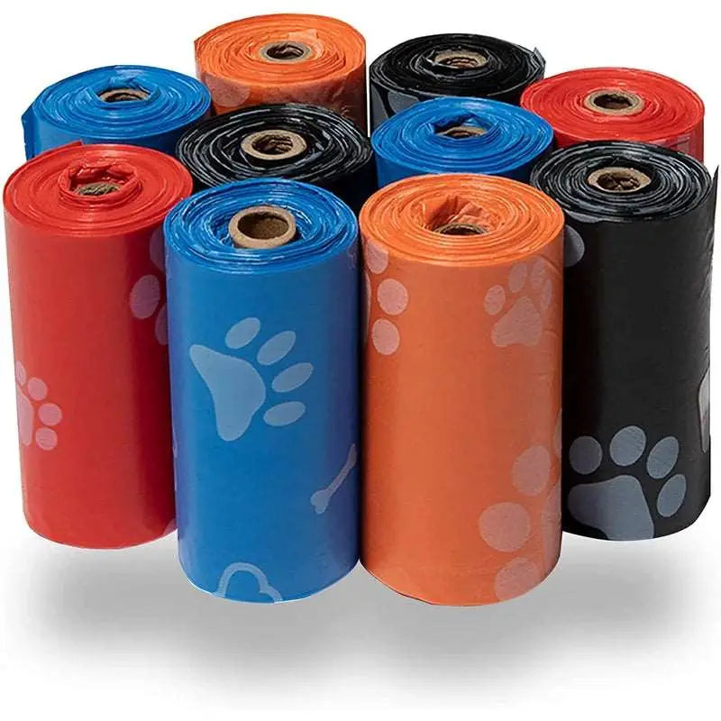 120 Rolls Dog Poop Bag Outdoor Cleaning Poop Bag Outdoor Clean Pets Supplies for Dog 15Bags/Roll Refill Garbage Bag Pet Supplies-Ninja Market