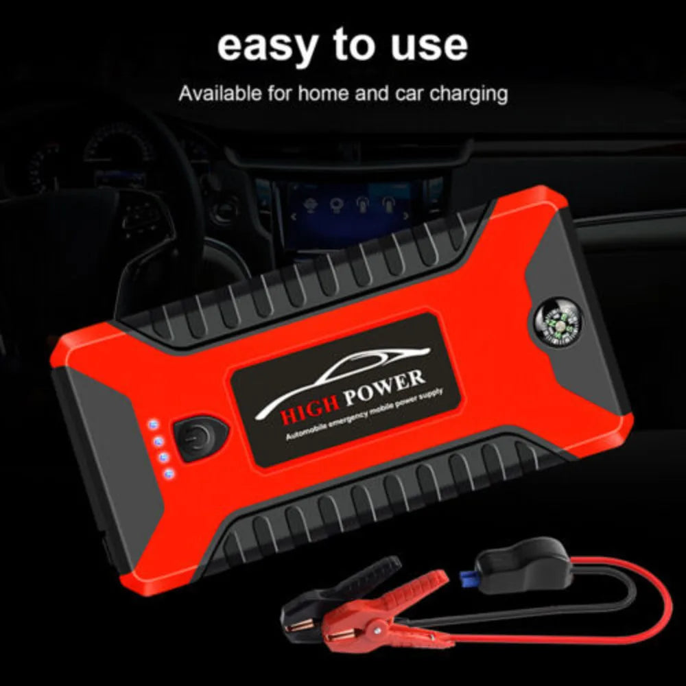 99800Mah Car Jump Starter Battery Booster Charger Power Bank Rescue Pack Tool UK-Ninja Market