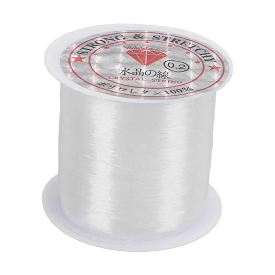 0.2mm Clear Nylon Thread 142yd Fishing Line - Invisible for jewelry Making & for aquarium Design-Ninja Market