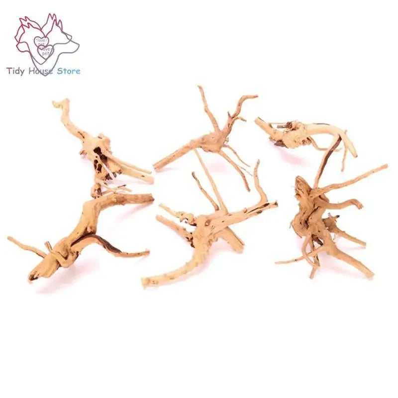 Drift Wood Fish Tank Driftwood Natural Tree Trunk Aquarium Fish Tank Plant Aquario Aquarium Decoration Golden Shrimp hideout-Ninja Market