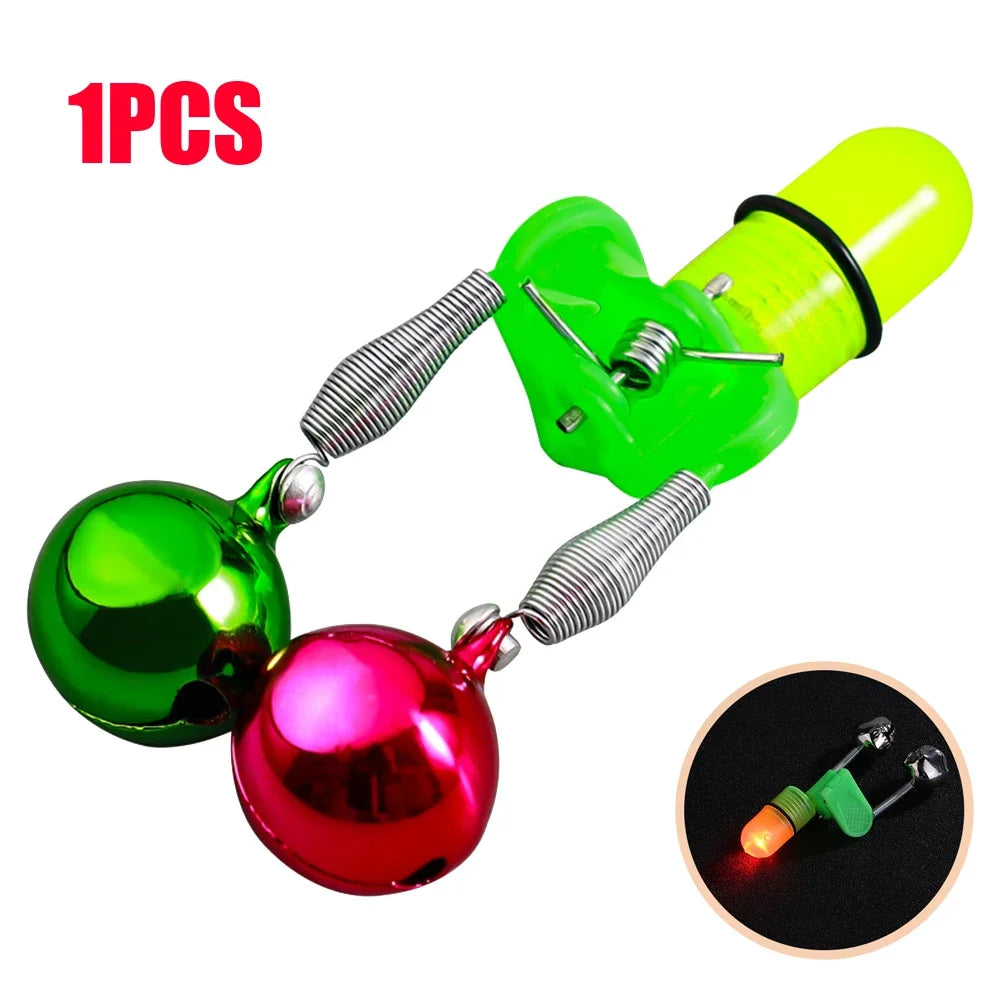 Fishing Rod Pole Light with Bells Ring Fishing Electronic Rod Light Luminous Stick Waterproof Removable Fishing Gear Accessories-Ninja Market