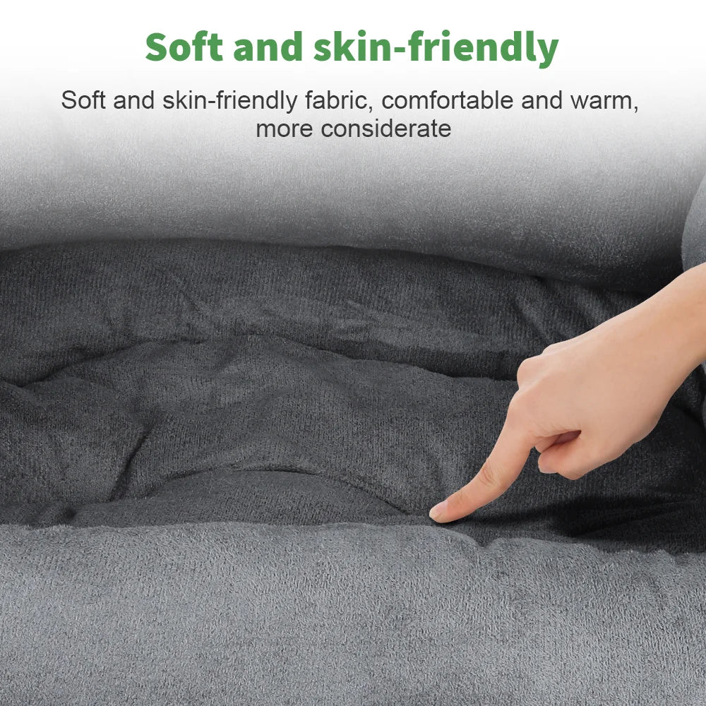 [UK Stock] S-2XL Pet Sofa Pet Dog Bed Sofa Deep Sleep Dog House Thickened Warm Cat Mat Small Kennel Pet Winter Blanket