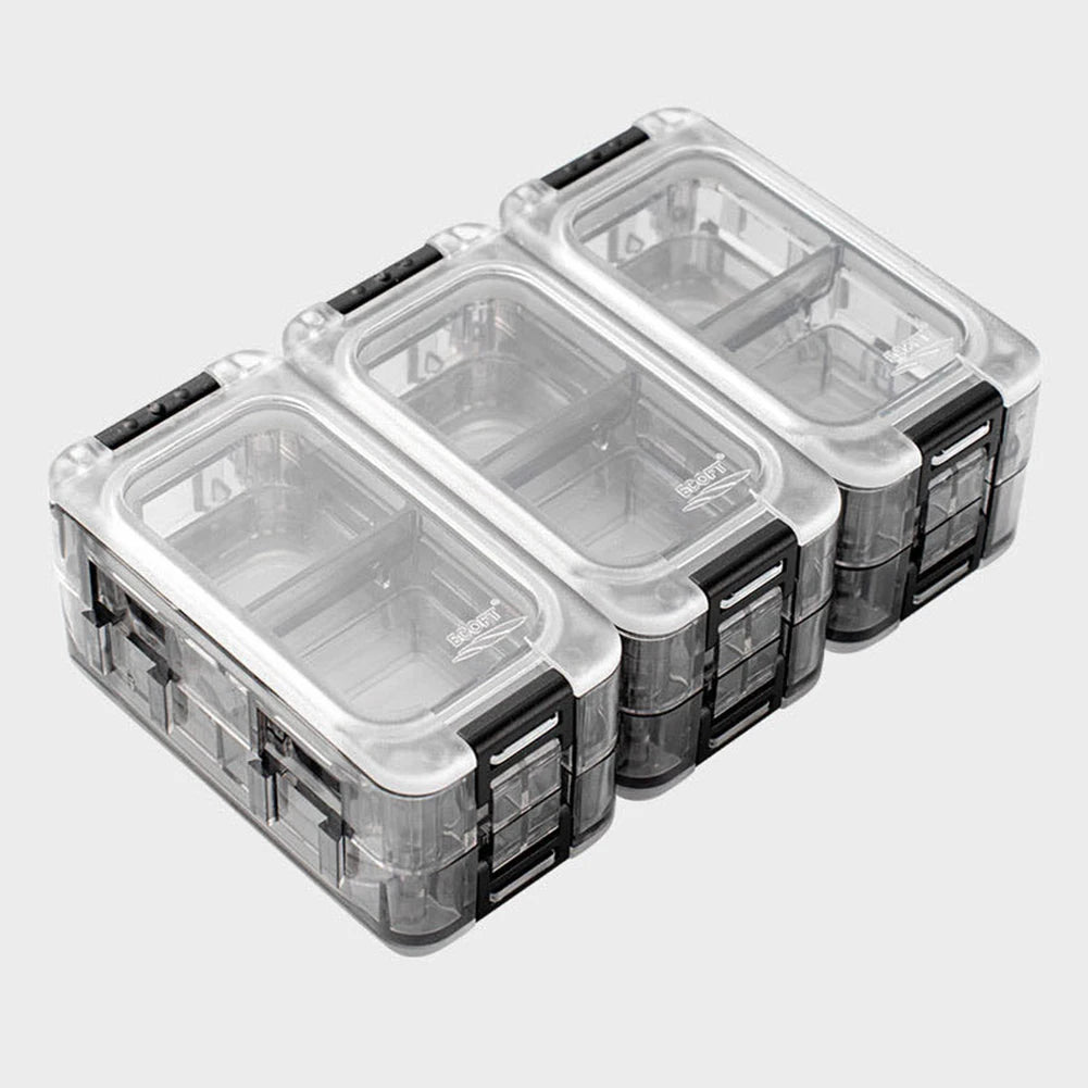 10-PCS Fishing Tackle Box Waterproof Tool Box Double Side Fishing Hook Storage Containers Carp Accessories Organizer Case-Ninja Market