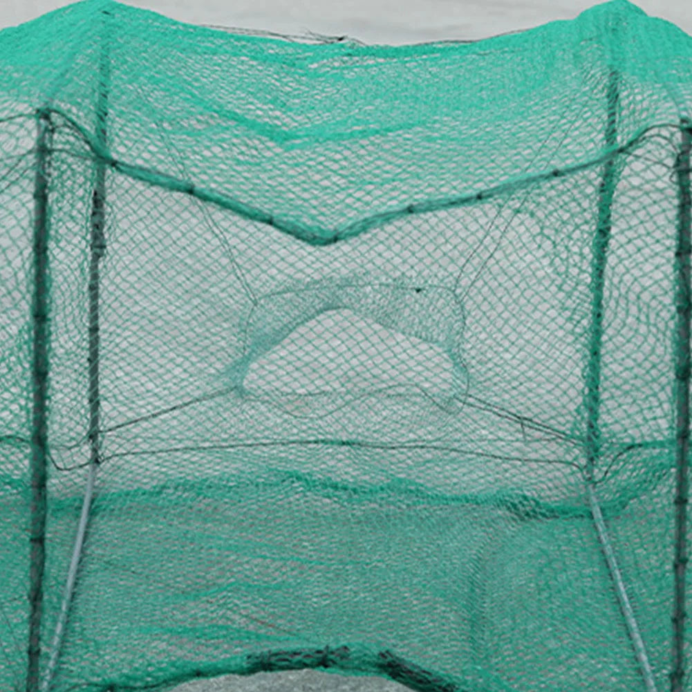 1.5M Crab Crayfish Lobster Catcher Foldable Shrimp Cage Fish Trap Net for Crab Crayfish Lobster Outdoor Fishing Gear-Ninja Market