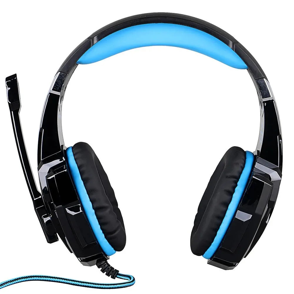 KOTION EACH G9000 Gaming Headset Deep Bass Stereo Game Esports Headphone with Microphone LED Light 3.5mm+USB for Laptop PC Gamer-Ninja Market