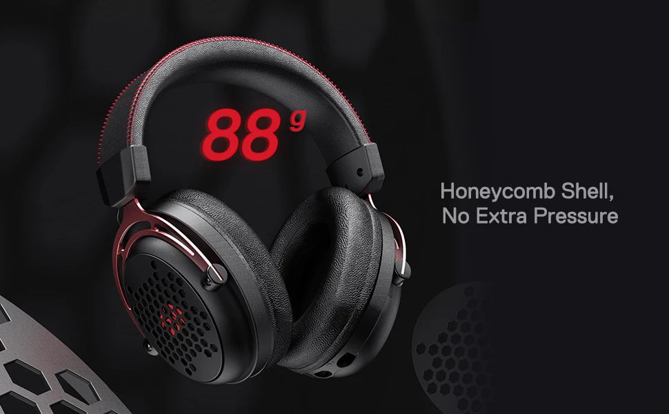 Redragon H386 USB Diomedes Wired Gaming Headset 7.1 Surround Sound  53MM Drivers Detachable Microphone Headphone-Ninja Market