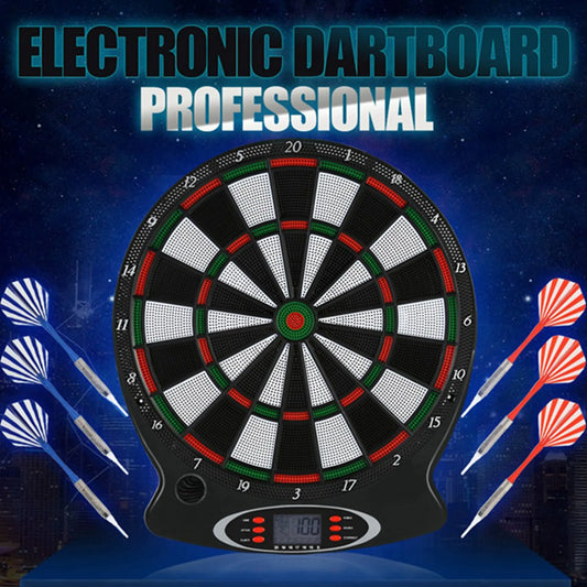 1pc Electronic Games Professional Electronic Hanging Dartboard LCD Scoring Indicator Game With Darts target games-Ninja Market