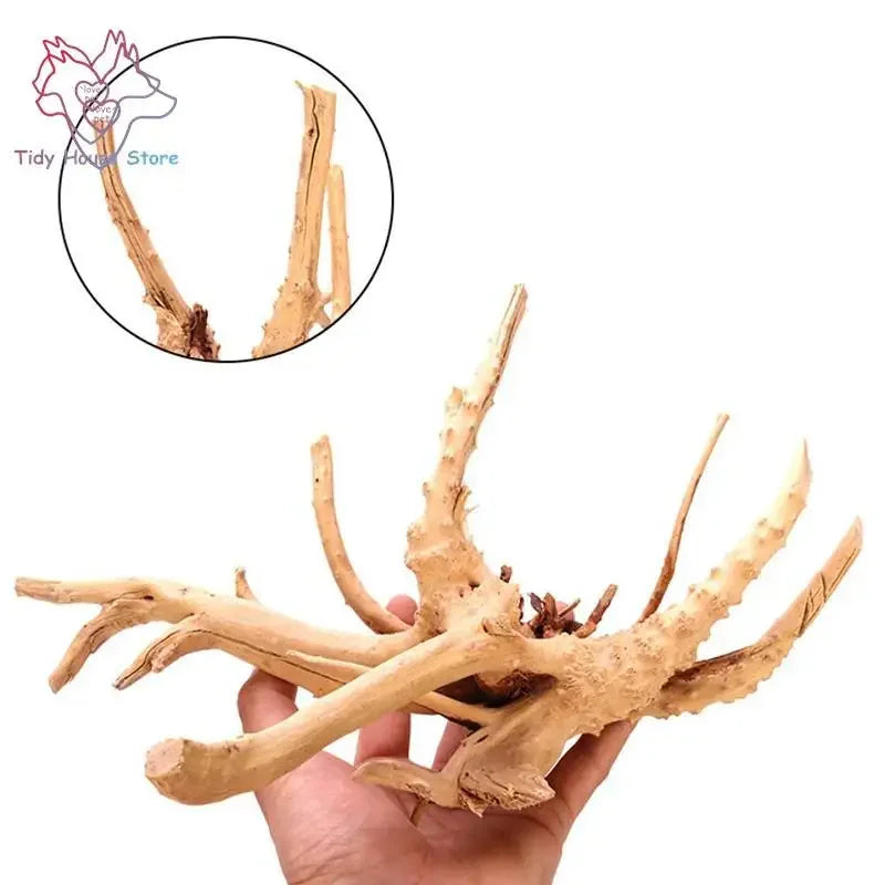 Drift Wood Fish Tank Driftwood Natural Tree Trunk Aquarium Fish Tank Plant Aquario Aquarium Decoration Golden Shrimp hideout-Ninja Market