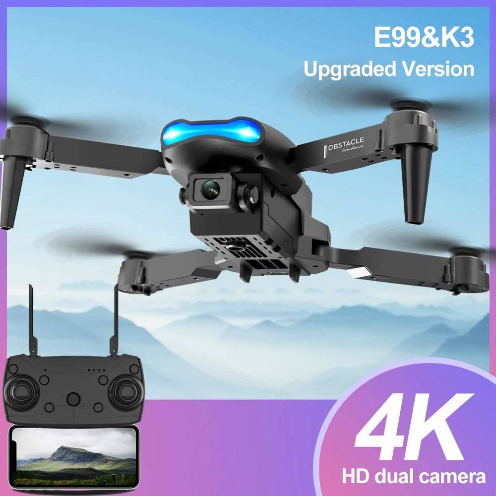 "Professional Foldable Mini RC Drone Camera with HD 4K Aerial Photography for High Hold Mode and WIFI Connectivity"-Ninja Market